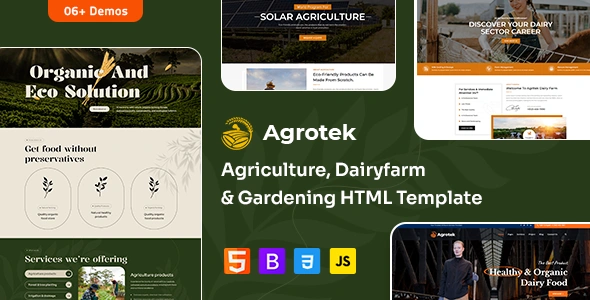 Gardening HTML Template