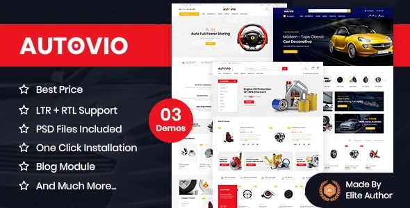Auto Parts OpenCart Theme