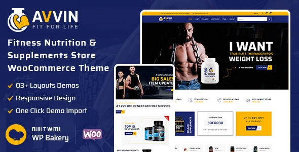 Fitness Nutrition WooCommerce Theme