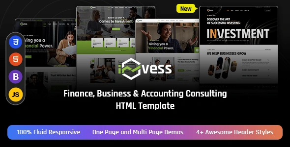 Accounting & Finance Html Template