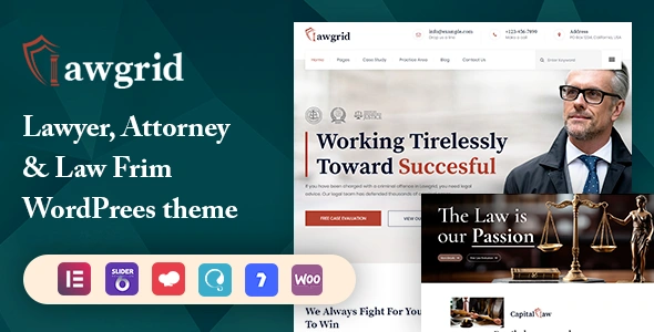 Lawyer & Attorney WordPress Theme