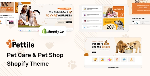 Pet Food Website Shopify Theme