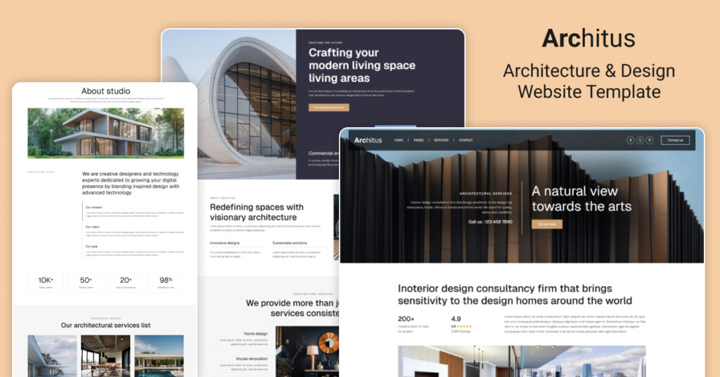Architus - Architecture & Design Website Webflow Template