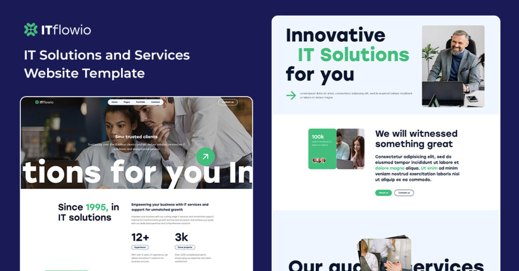 Itflowio - Technology Website Webflow Template
