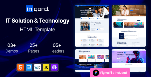 IT Solutions & Technology Services HTML5 Template