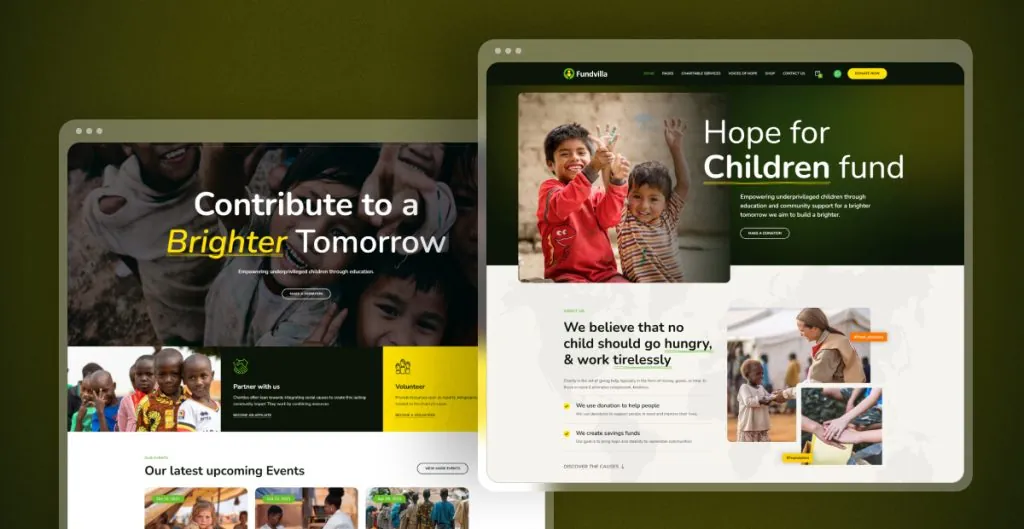 Charity and Fundraising WordPress Theme