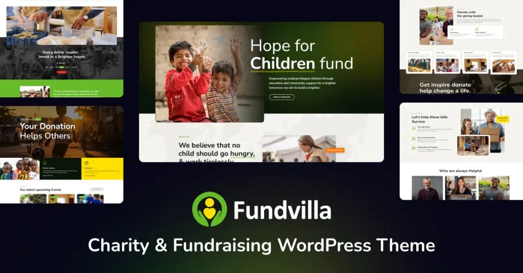 Fundvilla – Charity & Fundraising WordPress Theme