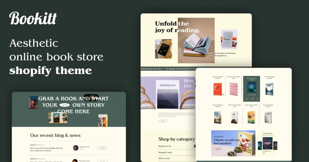 Bookitt - Book Store Shopify Theme