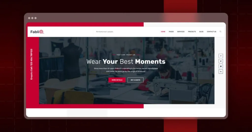Textile Industry HTML5 Template