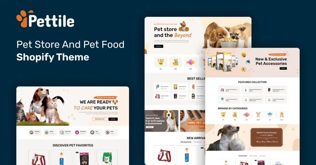 Pettile - Pet Store and Pet Food Shopify Theme
